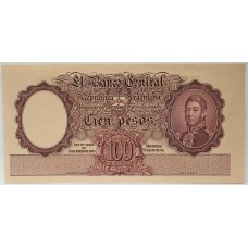 ARGENTINA 1935 . ONE HUNDRED 100  PESOS . SPECIMEN BANKNOTE . UNCIRCULATED